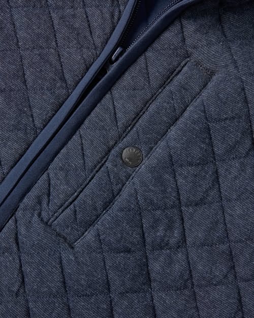 laydown detail image of Epic Quilted Fleece Vest