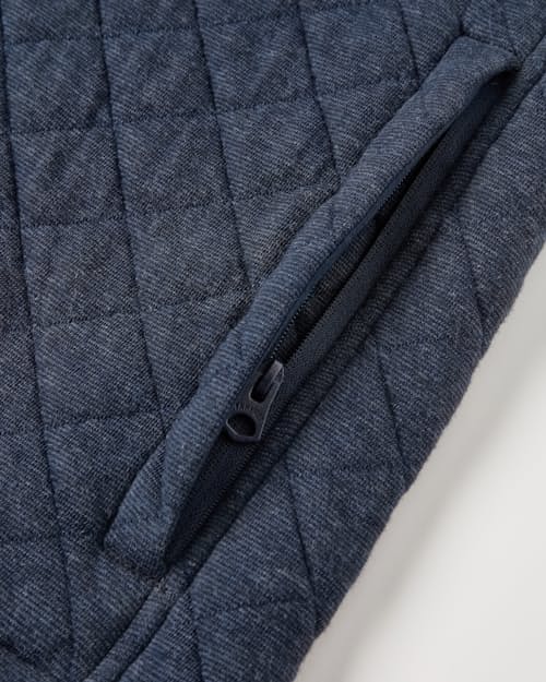 laydown detail image of Epic Quilted Fleece Vest