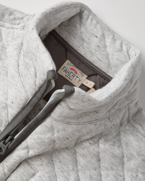 laydown detail image of Epic Quilted Fleece Vest