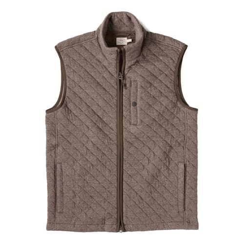 laydown image of Epic Quilted Fleece Vest