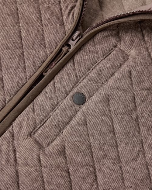 laydown detail image of Epic Quilted Fleece Vest
