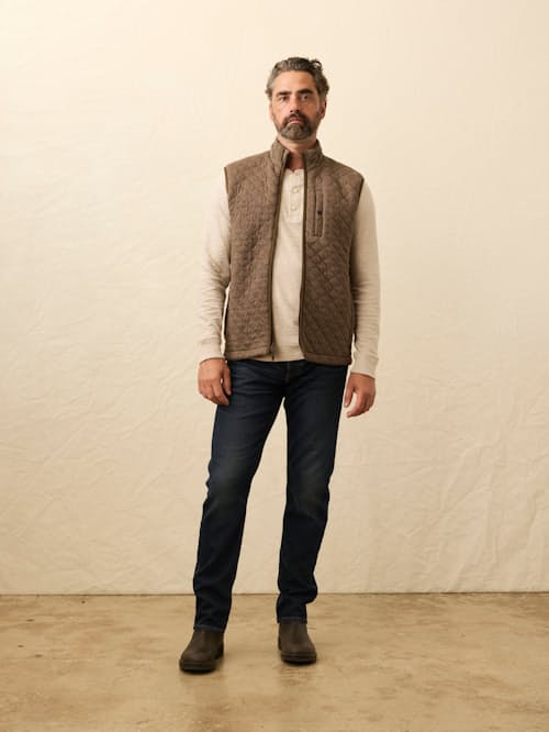 lifestyle image of Epic Quilted Fleece Vest