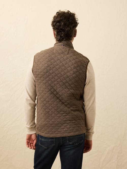 lifestyle image of Epic Quilted Fleece Vest