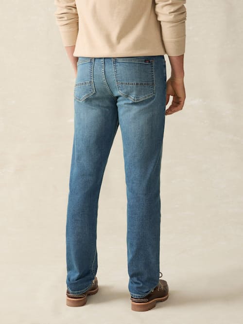 on model image of Stretch Terry 5-Pocket Pant