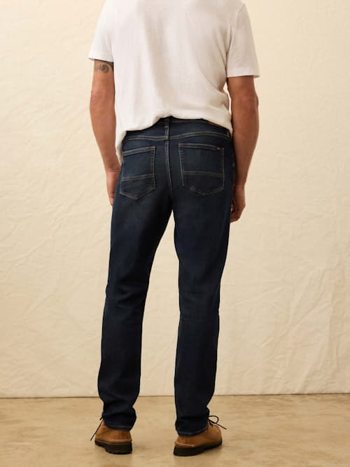 on model image of Stretch Terry 5-Pocket Pant