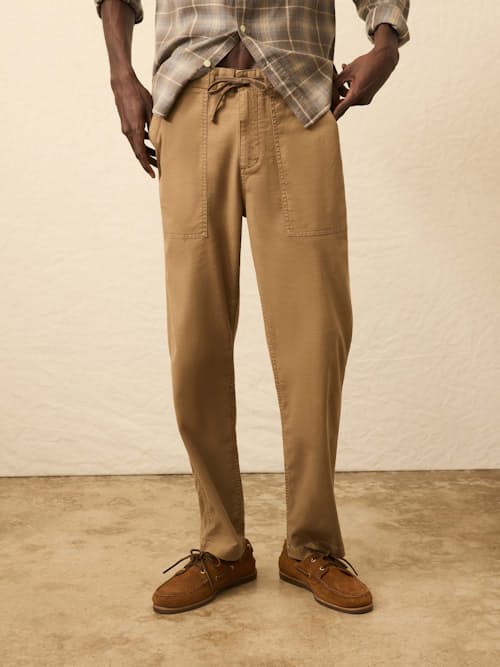 on model image of Dune Utility Pant