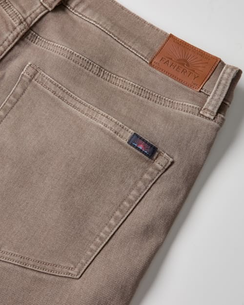 laydown detail image of Stretch Terry 5-Pocket Pant