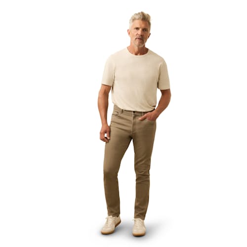 lifestyle image of Stretch Terry 5-Pocket Pant