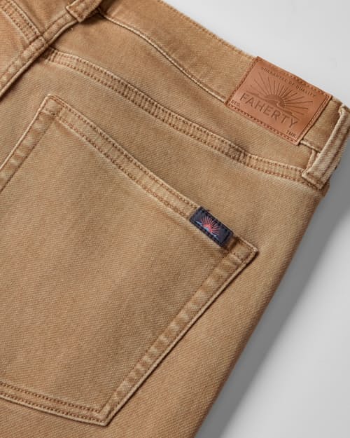laydown detail image of Stretch Terry 5-Pocket Pant