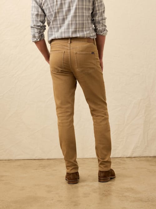 lifestyle image of Stretch Terry 5-Pocket Pant