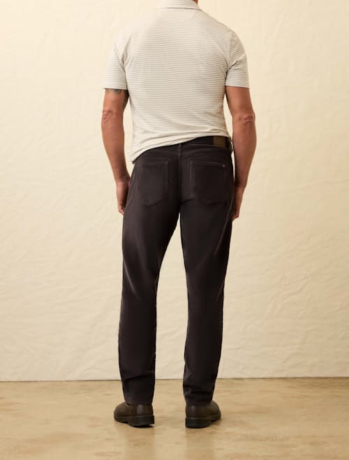 on model image of Stretch Terry 5-Pocket Pant