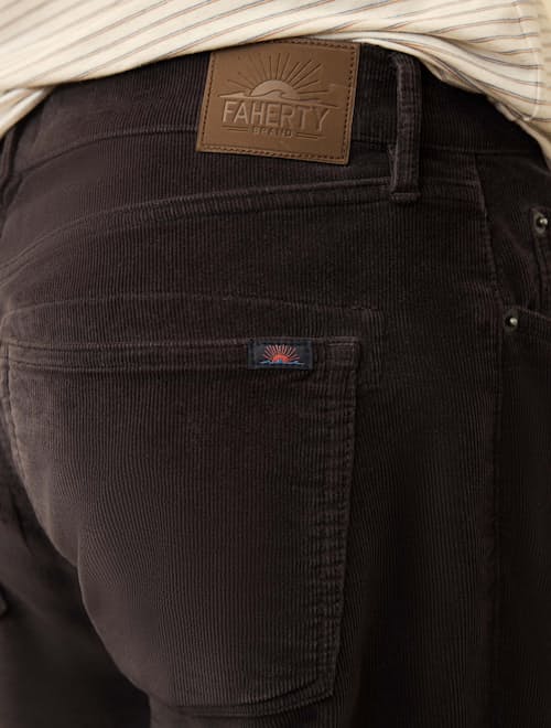 on model image of Stretch Terry 5-Pocket Pant