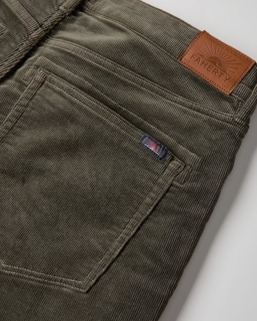 laydown detail image of Stretch Terry 5-Pocket Pant