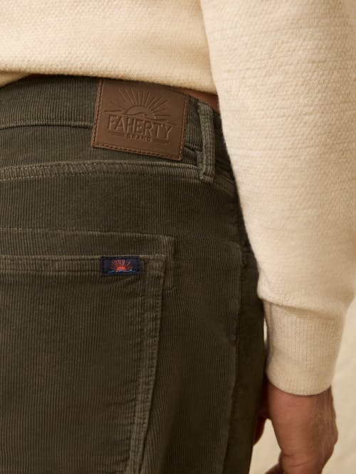lifestyle image of Stretch Terry 5-Pocket Pant