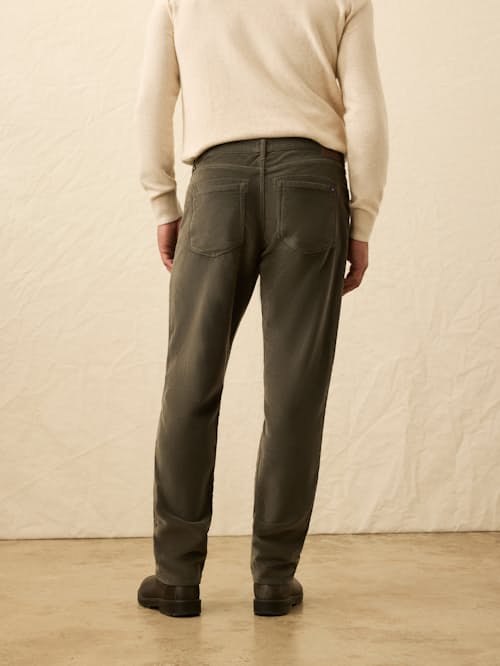 lifestyle image of Stretch Terry 5-Pocket Pant