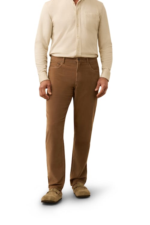 lifestyle image of Stretch Terry 5-Pocket Pant