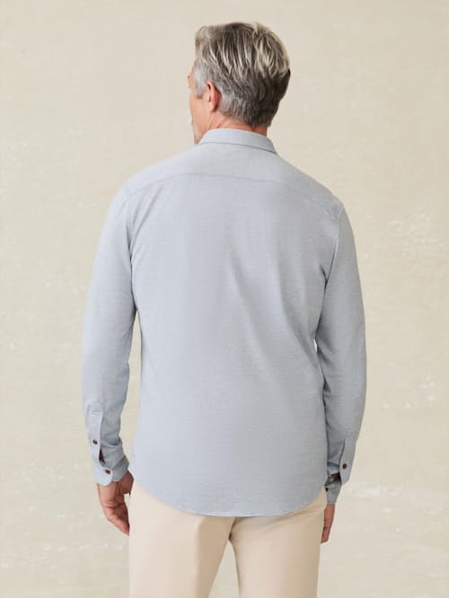 on model image of Coastline Knit Shirt
