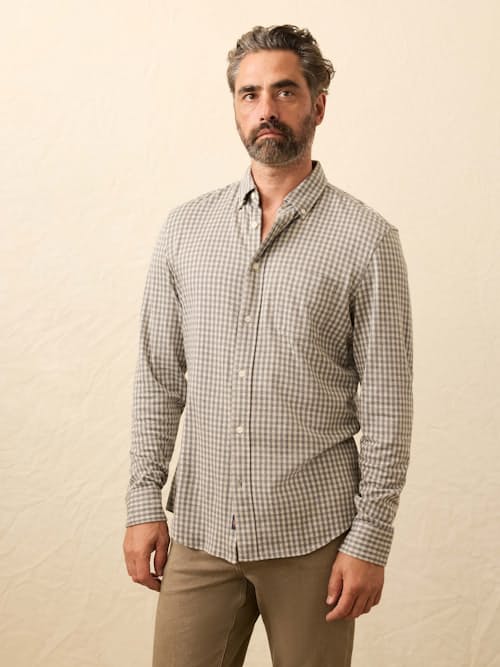 on model image of Coastline Knit Shirt