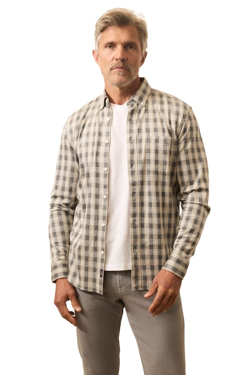 on model image of Coastline Knit Shirt