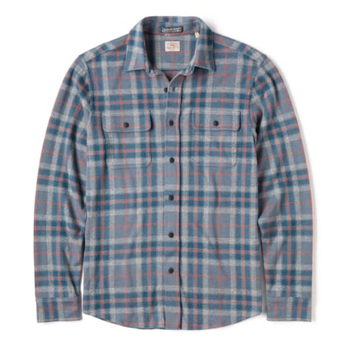 laydown image of Legend Sweater Flannel Shirt