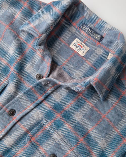 lifestyle image of Legend Sweater Flannel Shirt