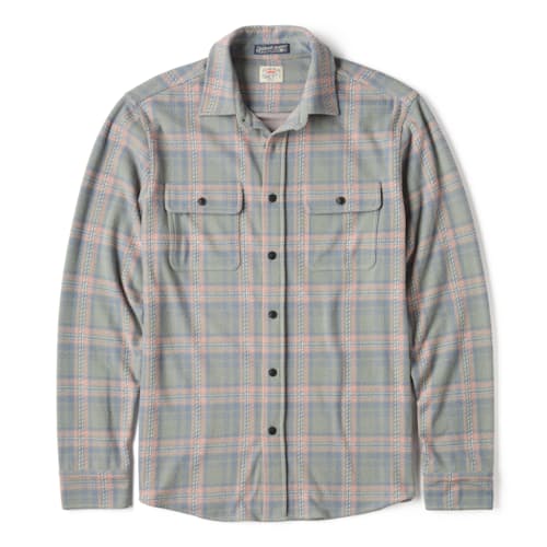 laydown image of Legend Sweater Flannel Shirt
