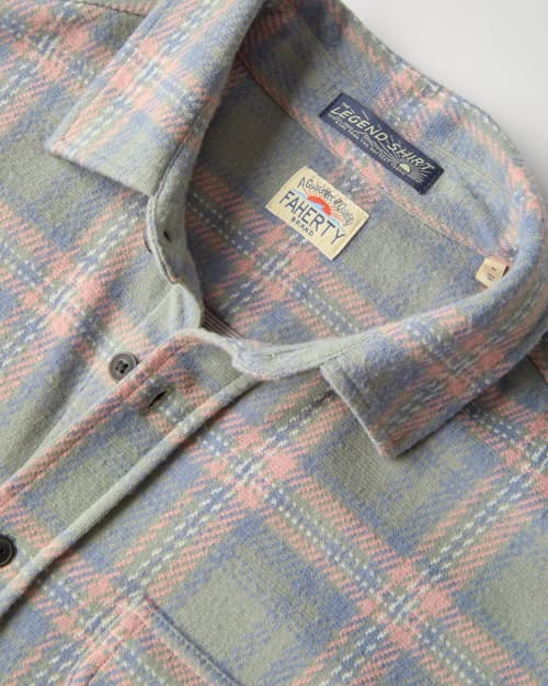 lifestyle image of Legend Sweater Flannel Shirt