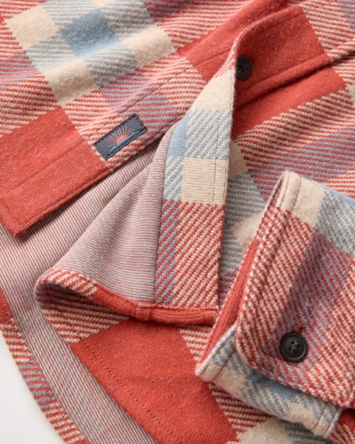 laydown detail image of Legend Sweater Flannel Shirt