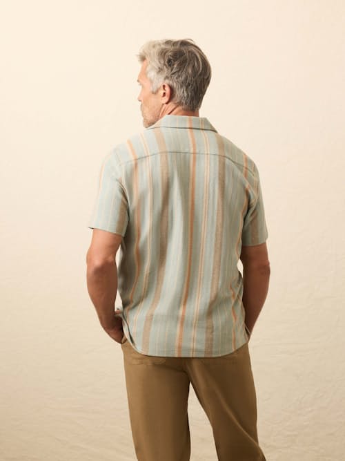 on model image of Short Sleeve Oasis Shirt