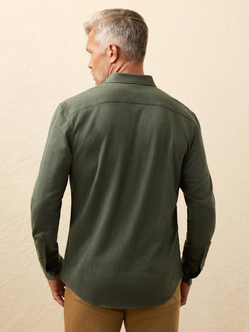 on model image of Coastline Knit Shirt