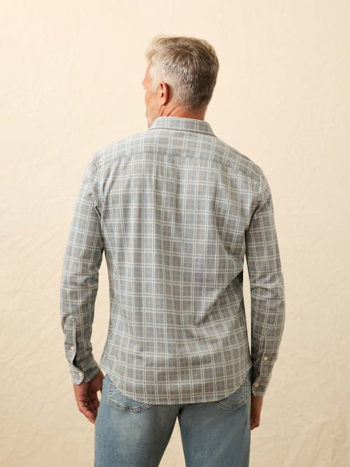 on model image of Coastline Knit Shirt
