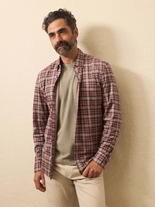on model image of Coastline Knit Shirt