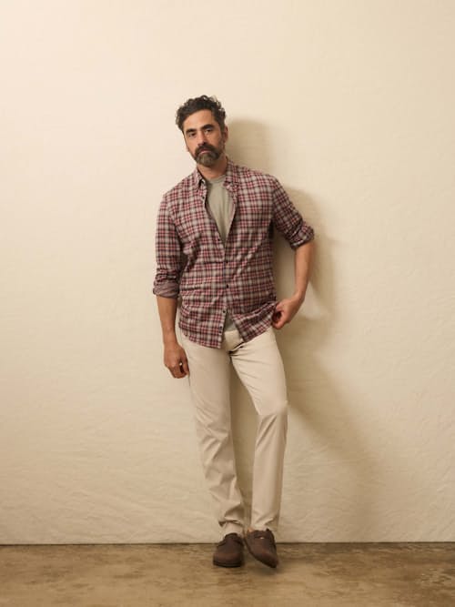 on model image of Coastline Knit Shirt