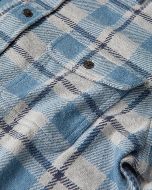laydown detail image of Legend Sweater Flannel Shirt