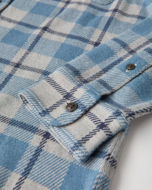 laydown detail image of Legend Sweater Flannel Shirt