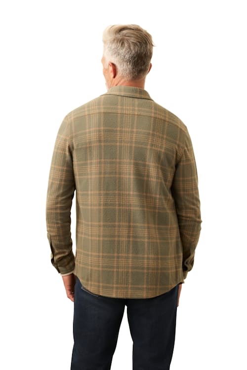 lifestyle image of Legend Sweater Flannel Shirt