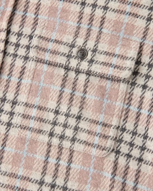 laydown detail image of Legend Sweater Flannel Shirt