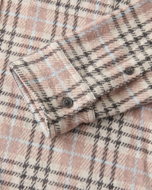 laydown detail image of Legend Sweater Flannel Shirt