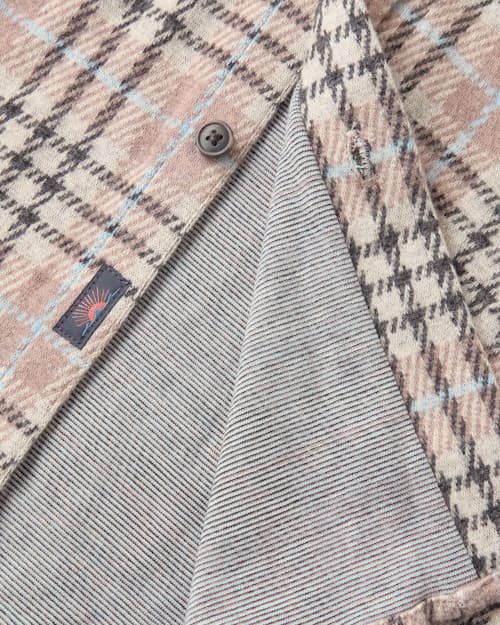 laydown detail image of Legend Sweater Flannel Shirt