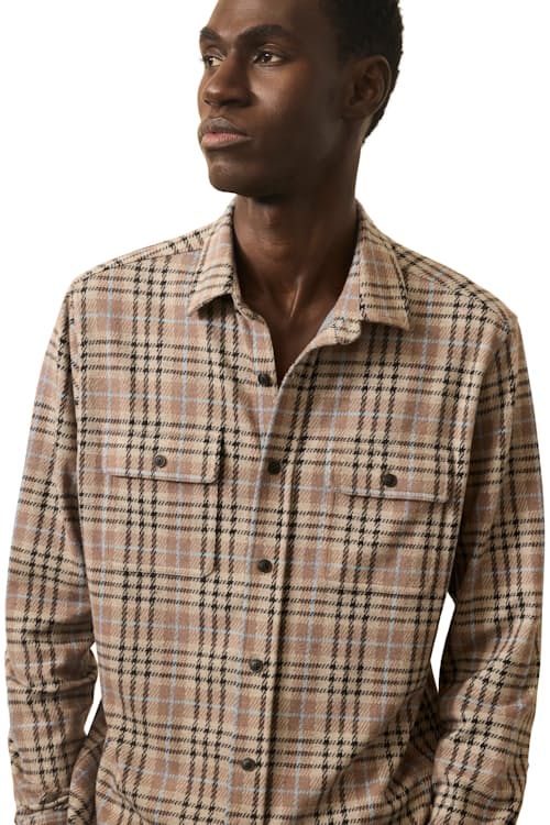 lifestyle image of Legend Sweater Flannel Shirt