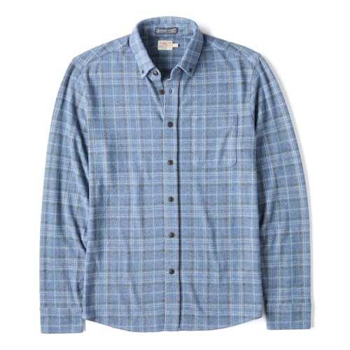 laydown image of Legend Sweater Flannel Shirt