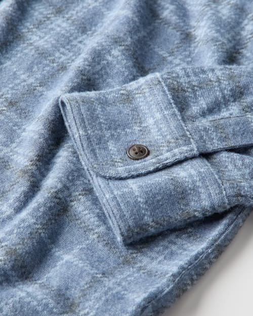 laydown detail image of Legend Sweater Flannel Shirt