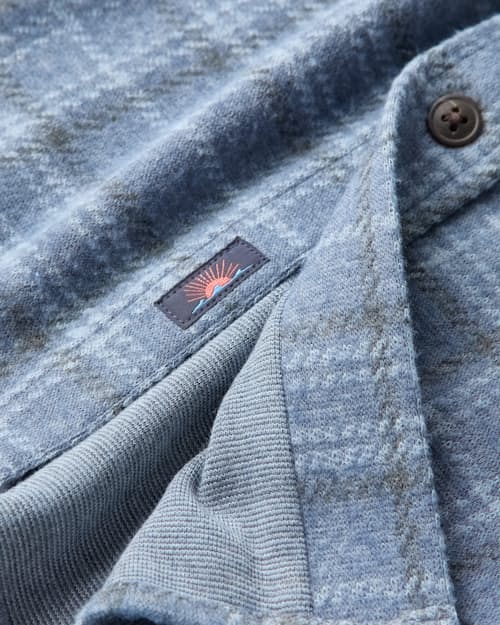 laydown detail image of Legend Sweater Flannel Shirt