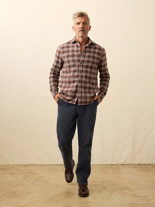lifestyle image of Heirloom Portuguese Flannel Shirt