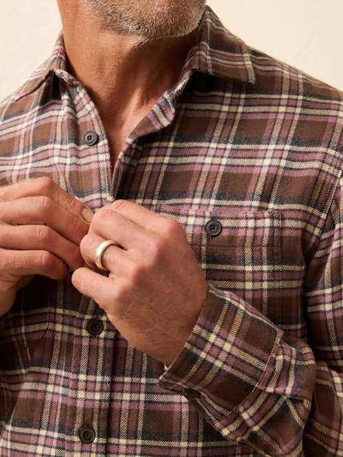 lifestyle image of Heirloom Portuguese Flannel Shirt
