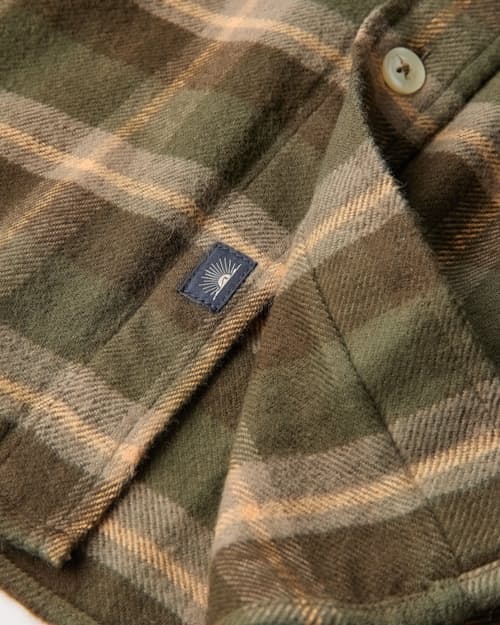 laydown detail image of Nazare Flannel