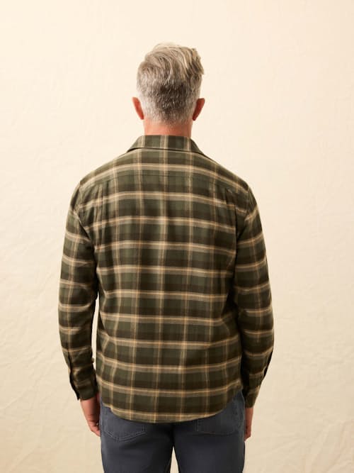 lifestyle image of Heirloom Portuguese Flannel Shirt