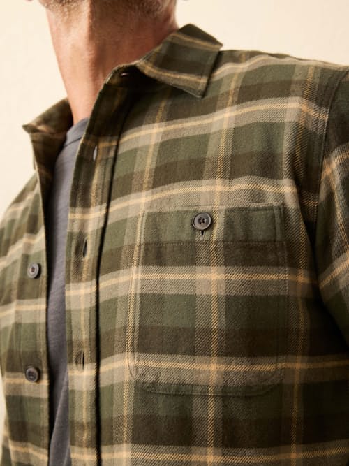 lifestyle image of Heirloom Portuguese Flannel Shirt