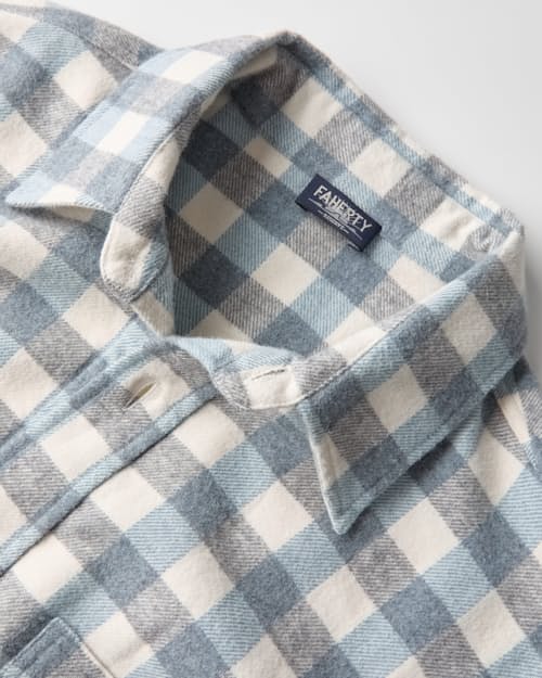 laydown detail image of Nazare Flannel