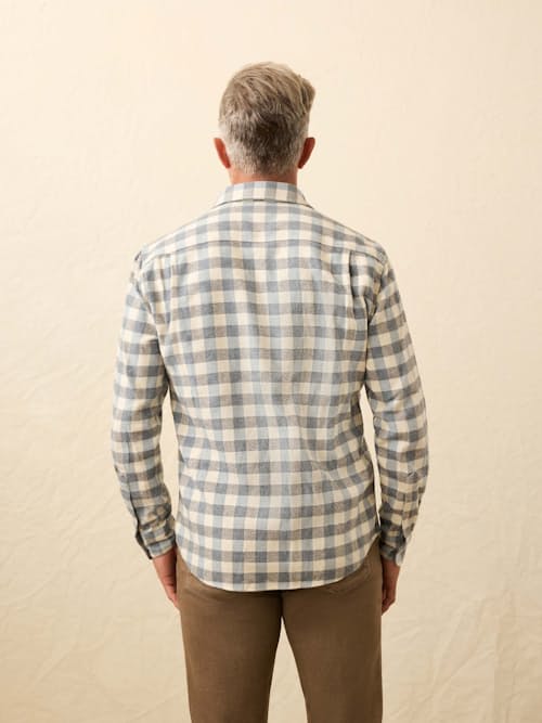lifestyle image of Heirloom Portuguese Flannel Shirt